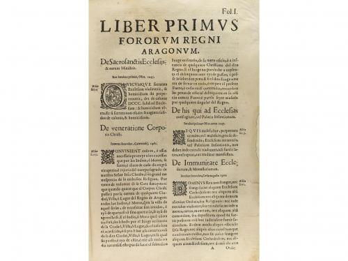 1677-1678. LIBRO. (DERECHO). FUEROS Y OBSERVANCIAS DEL REYN