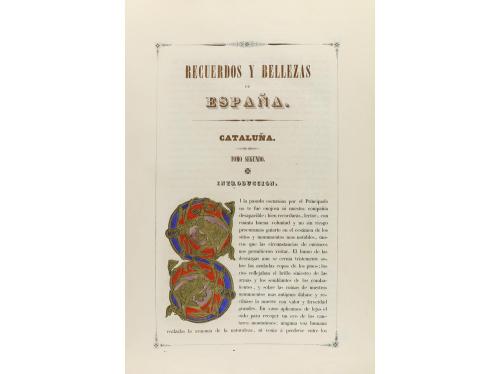 1839. LIBRO. (LOCAL-CATALUÑA). PIFERRER, P.; PARCERISA, F.J.