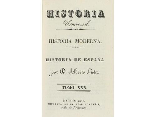 1838. LIBRO. (HISTORIA). LISTA, ALBERTO:. RESÚMEN ANALÍTICO 