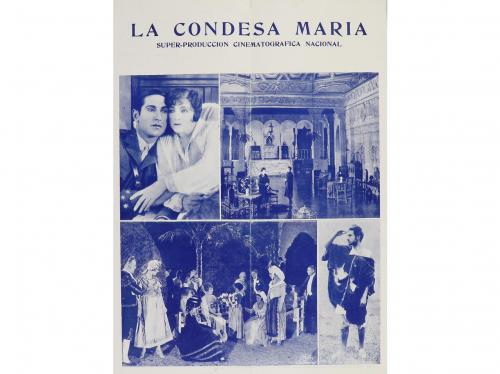 1928. PROGRAMA DE MANO. LA CONDESA MARÍA. Offset. Tipo Lobby