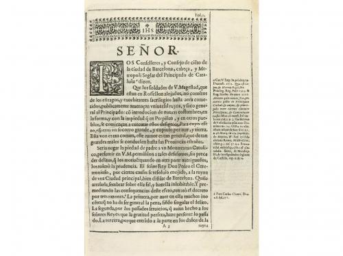 1640. LIBRO. (HISTORIA-BARCELONA). PROCLAMACION CATOLICA A L