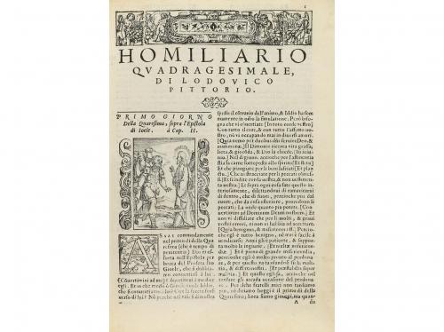 1578. LIBRO. (SERMONES). PITTORIO DA FERRARA, LODOVICO:. DEL