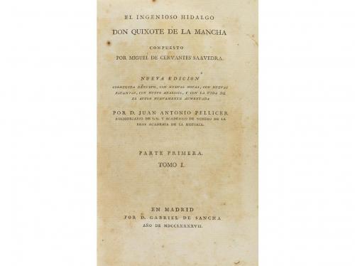 1797-1798. LIBRO. (CERVANTINA). CERVANTES, MIGUEL DE:. EL IN