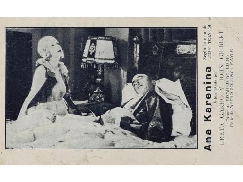 1935. PROGRAMA DE MANO. ANA KARENINA. Sencillo offset. Machi