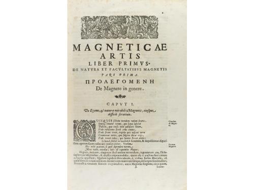 1654. LIBRO. (CIENCIAS). KIRCHERI, ATHANASII:. MAGNES SIVE D