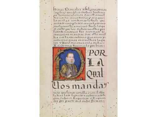 1616. MANUSCRITO. (EJECUTORIA-FELIPE III). CARTA EJECUTORIA 