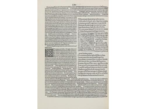 1492. LIBRO. (INCUNABLE). SILIUS ITALICUS:. BELLI PUNICI COM