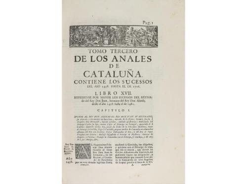 1709. LIBRO. (HISTORIA-CATALUNYA). FELIU DE LA PEÑA Y FARELL