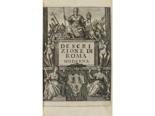 1697. LIBRO. (HISTORIA ROMA- ENCUADERNACIÓN). DESCRIZIONE DI