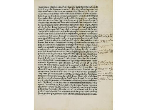 1500 ca. LIBRO. (INCUNABLE-MEDICINA). VILLA NOVA, ARNALDI:. 