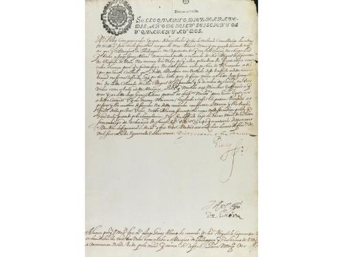 1640 y 1642. MANUSCRITO. (FIRMA REAL- FELIPE IV). DOS DOCUME