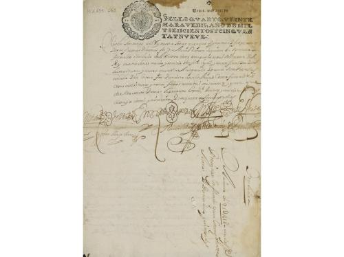 1659. MANUSCRITO. (FELIPE IV). DOCUMENTO MANUSCRITO SOBRE PA