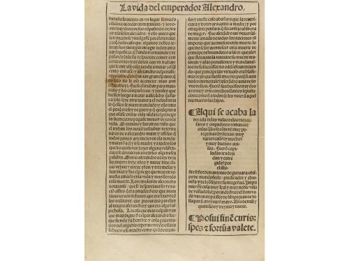 1539. LIBRO. (GÓTICO-HISTORIA). [GUEVARA, ANTONIO DE]:. DECA