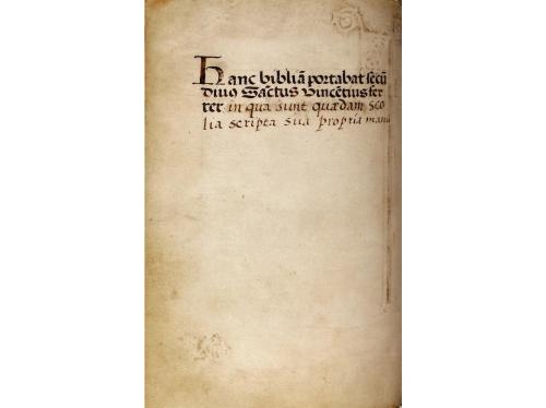 1993. LIBRO. (FACSÍMIL). BIBLIA DE SAN VICENTE FERRER. Valen