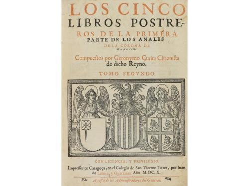 1610 y 1604. LIBRO. (DERECHO- ARAGÓN). ÇURITA, GERONYMO:. AN