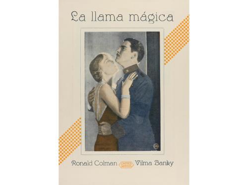 1927. PROGRAMA DE MANO. LA LLAMA MÁGICA. Librito en 8º. 4 h.