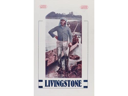 1925. PROGRAMA DE MANO. LIVINGSTONE. Cuadernillo de 4 h. con