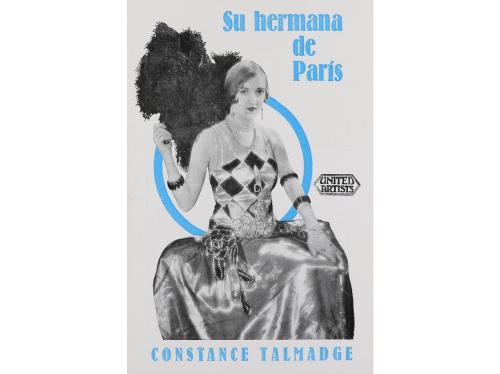 1925. PROGRAMA DE MANO. SU HERMANA DE PARÍS. Cuadernillo en 