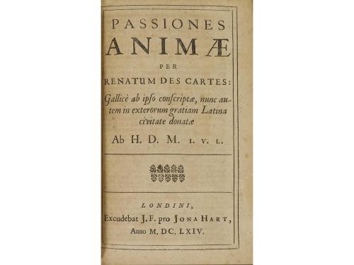 1664. LIBRO. (FILOSOFÍA). DESCARTES, RENATI:. PRINCIPIA PHIL