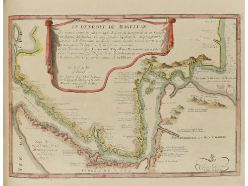 1705- 1716. LIBRO. (ATLAS). FER, NICOLAS DE:. ATLAS CURIEUX 