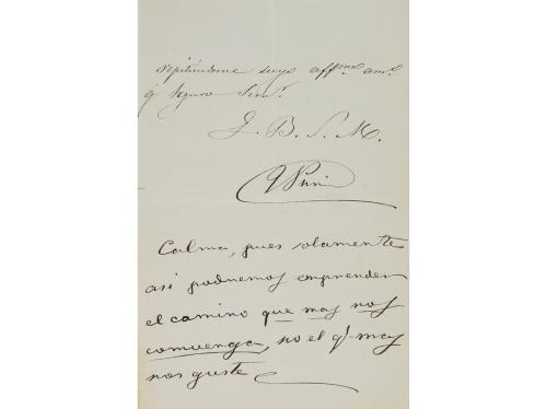 1860-1878. MANUSCRITO. LOTE DE CARTAS DIRIGIDAS A HERMENEGIL