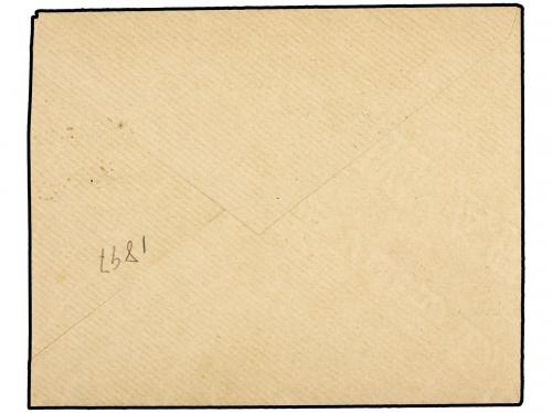 ✉ ESPAÑA. Ed. 219. 1897. 15 cts. castaño. Carta fechada en C