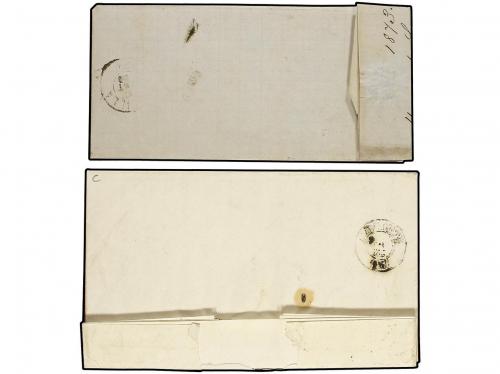 ✉ ESPAÑA. Ed. 133 (2). 1873. 2 cartas con sello de 10 cts. v