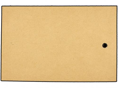 ✉ ESPAÑA. Ed. 220, 224. 1899. Etiqueta tarjeta para paquete 