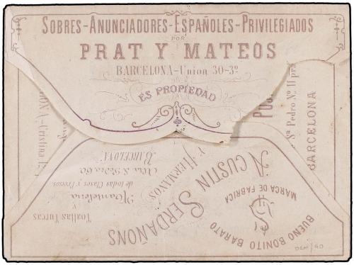 ✉ ESPAÑA. Ed. 192, 188. 1878 (15 Octubre). SOBRE ANUNCIADOR 