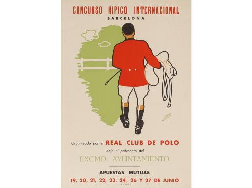 1960 ca. CARTEL. (DEPORTE). RODRÍGUEZ TARRAGÓN:. 2 CARTELES 