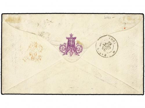 ✉ AUSTRIA. 1867 (Oct.). Cover to PARIS franked by 1864 15 k