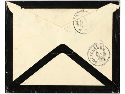 ✉ COLOMBIA. 1897. Cover to BOGOTA franked by single 1888 5