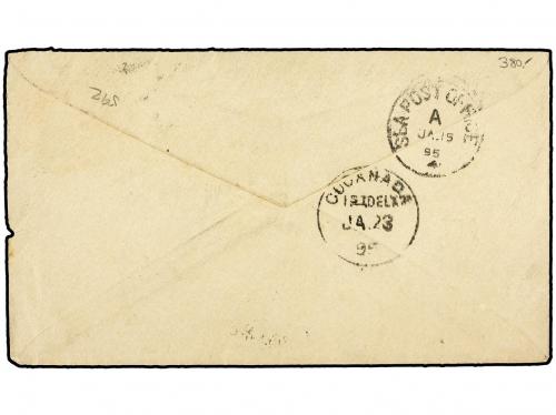 ✉ CANADA. 1894 (Dec 11). Cover from TORONTO to MADRAS, Indi