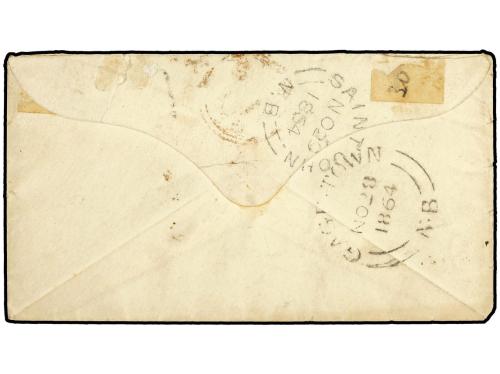 ✉ CANADA. 1864 (Nov 26). Cover to Chelsea, Mass, USA franked