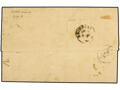 ✉ 1876 [June 10]. Entire letter from Smyrna to IBIZA, frank