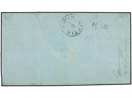 ✉ SERBIA. Mi. 18Ic. 1872 (Jan 28). Registered cover from KA