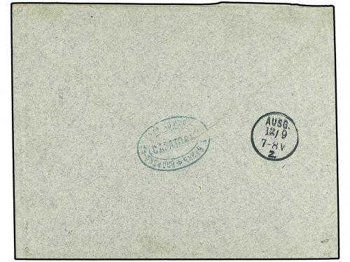 ✉ RUSIA. 1888 (Aug 25). Cover to Berlin franked by 1880 20
