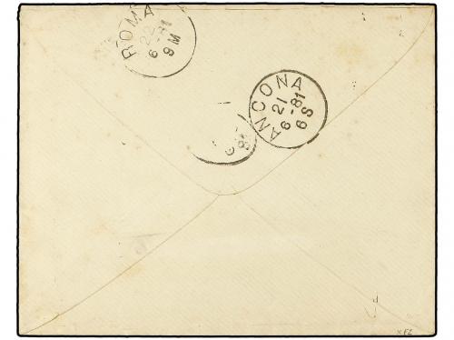 ✉ AUSTRIA. 1881. Envelope to Rome, provenance unknown but f