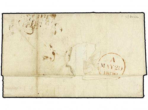 ✉ TAILANDIA. 1799 (Dec. 26). Entire letter written by one G