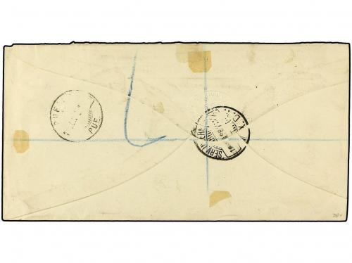 ✉ BERMUDAS. 1898 (1 June). OHMS envelope (a little trauncat