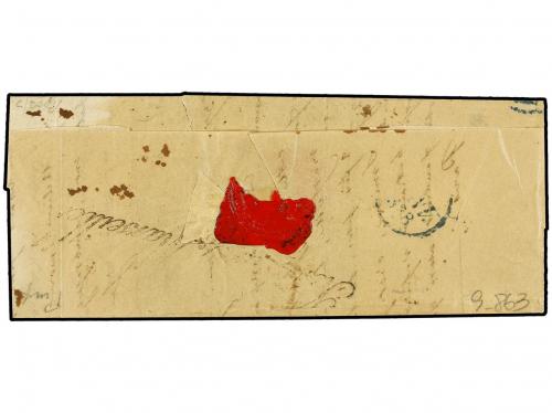 ✉ MALTA. 1837 (Dec. 19). Large part entire letter from SMYR