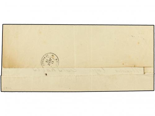 ✉ REUNION. Ce. 2. 1873 (Jan 10). Local drop letter franked