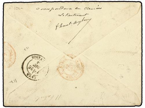 ✉ GUADALUPE. Ce. 19+53. 1883 (Dec. 6). Registered cover to