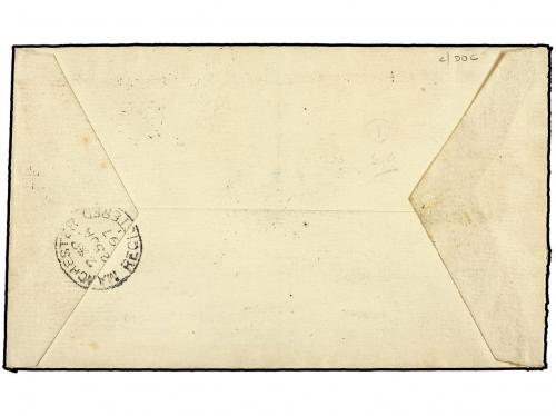 ✉ NIGERIA. 1896 (19 Dec.). Envelope registered to MANCHESTE