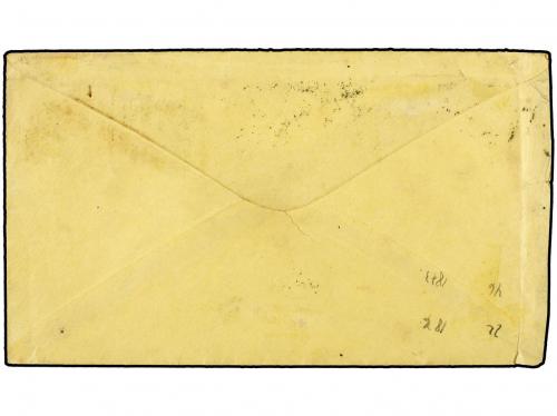 ✉ PERU. 1878. CALLAO a RICHMOND (Usa). Circulada con sello
