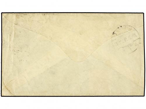 ✉ ALEMANIA. 1898. LONDON to GERMANY. 1 p. rose envelope (re