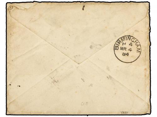 ✉ SUDAN. 1884. Sailor´s letter cover endorsed from ´M. Sull
