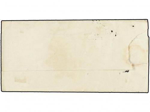 ✉ GIBRALTAR. 1838. GIBRALTAR to ATHENS. Wrapper (side flap