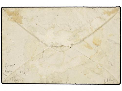 ✉ NUEVA CALEDONIA. 1870 (December 16). Small envelope to PA