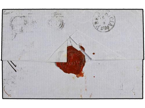 ✉ DINAMARCA. 1871(Sept 7th). Registered cover from Horsens t
